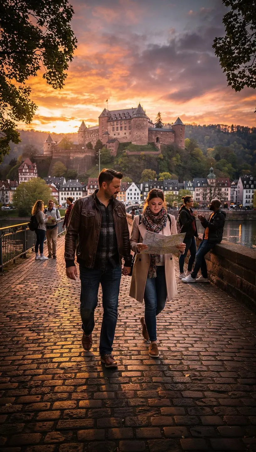 Nahaufnahme einer Hand, die ein gedrucktes Stadtplan-Kit mit Wegbeschreibungen hält.