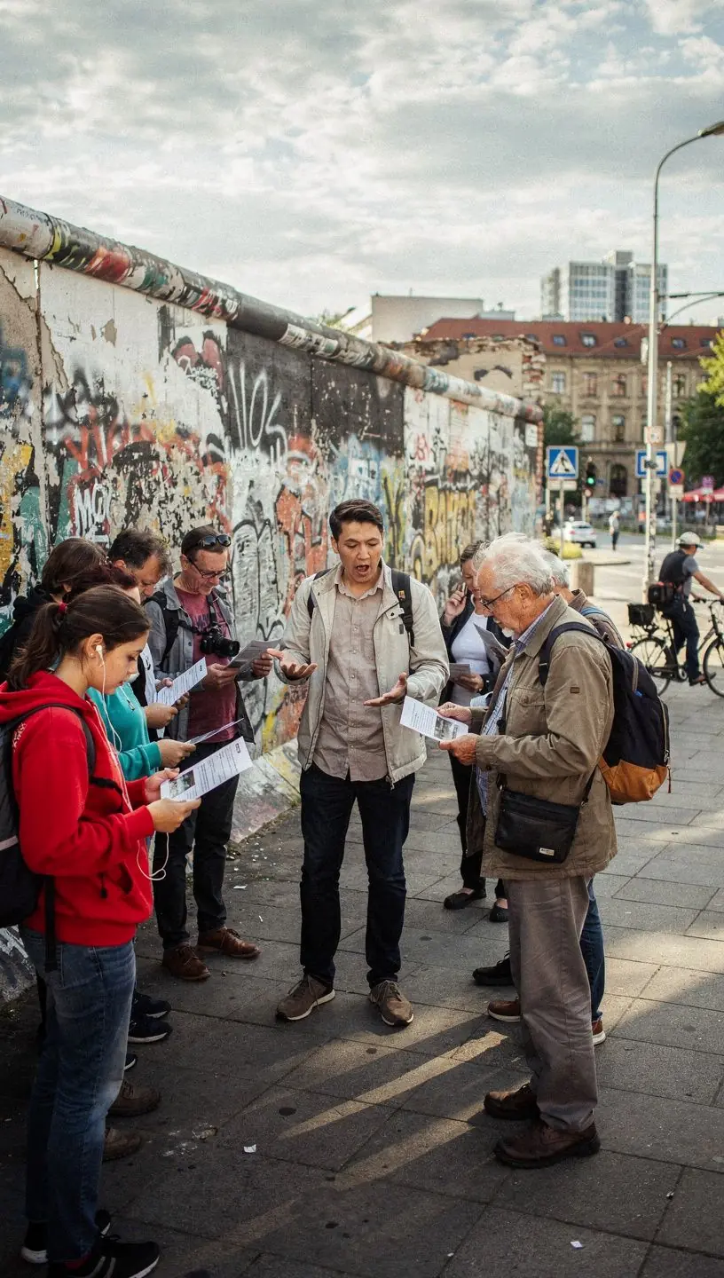Panoramablick auf eine deutsche Stadt mit alten Türmen und modernen Straßen im Kontrast.